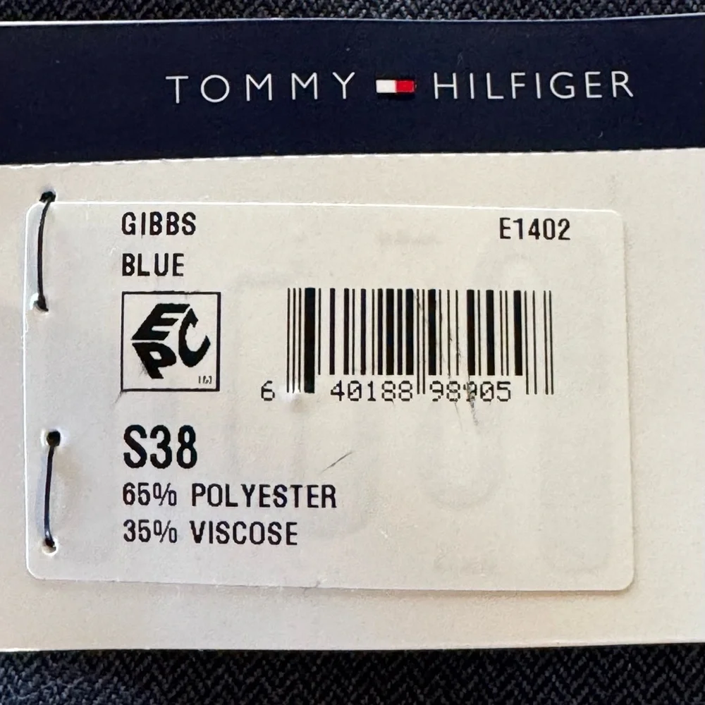 NWT TOMMY HILFIGER Blue Gibbs Blazer Jacket (S38) - Picture 5 of 17